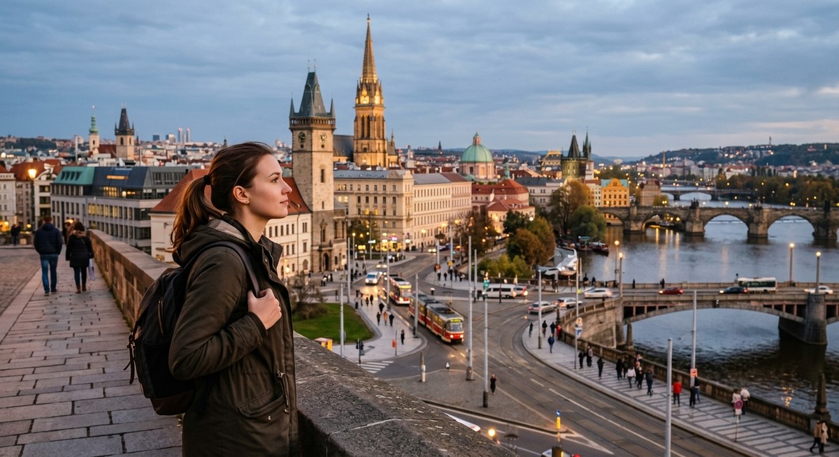Master City Navigation Without Maps Using Natural Landmarks and Spatial Cues