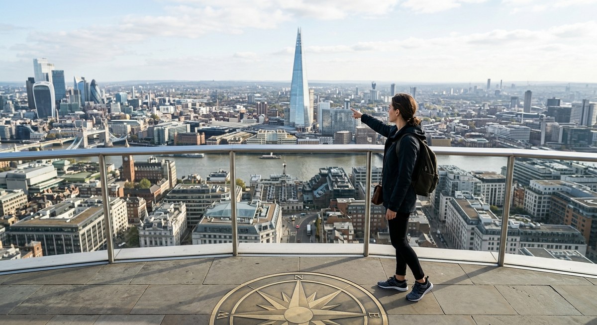 How to Navigate Any City Using Only Landmarks and Directional Cues