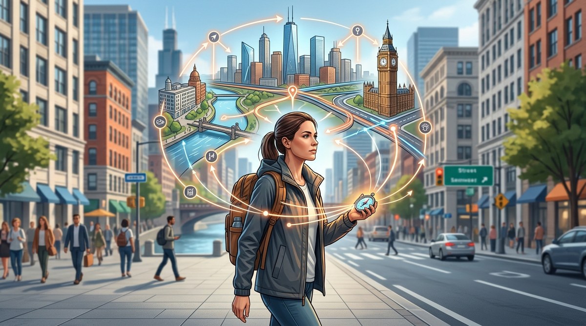 The Urban Compass: How to Build a Mental Map of Any City in 10 Minutes